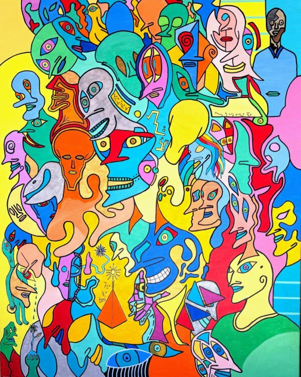 Dream and Reality Orginal painting 80x100 cm